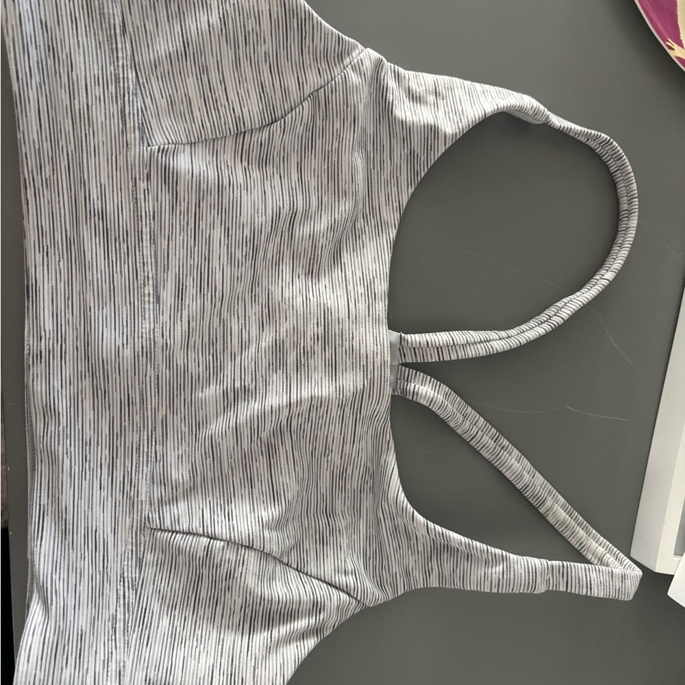 Lululemon sports bra. Great mesh on back and super cute